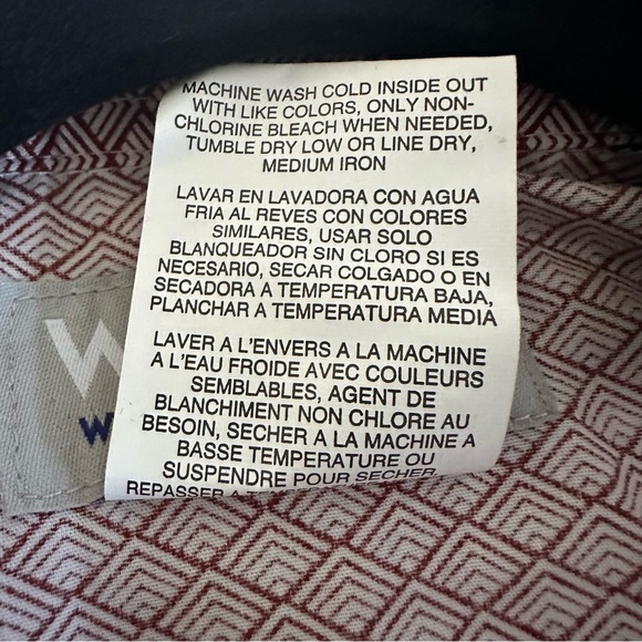 Wrangler Wrancher Mens Western Geometric Pearl Snap Shirt Sz 2XT Rodeo Cowboy - Picture 9 of 10